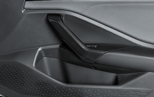 For VW Jetta Mk7 2019-2021 Carbon Fiber ABS Interior Door Armrest Cover Trim 4PC - Picture 5 of 8