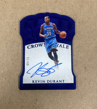 2015-16 Panini Preferred Crown Royal Kevin Durant on Card Auto #9/15 $399.99