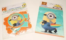 Minions Despicable Me Birthday Party Decorations Hanging Banner Loot Bags