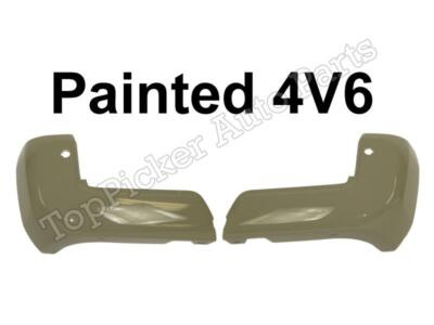 Painted 4V6 Quicksand Rear Bumper End Set With Sensor Hole For Tacoma 2016-2023