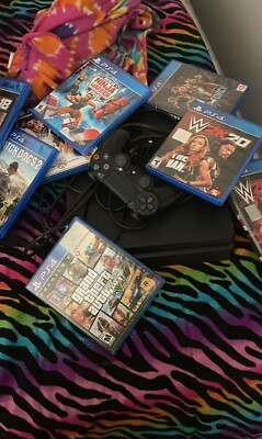 Sony PlayStation 4 Slim 1TB Console - Jet Black