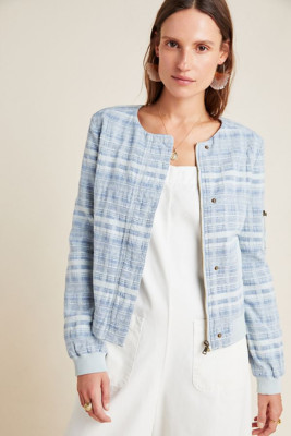 New Anthropologie Marrakech Felina Textured Bomber Jacket size XS MSRP: $130