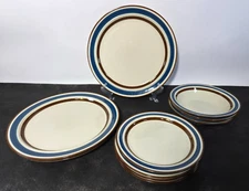 VTGE Dachi AKEY Blue F3942 Japan Dinnerware Plates Bowls SOLD BY THE PIECE