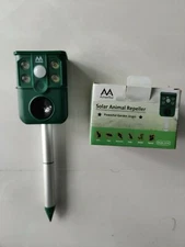 Amerfist Ultrasonic Animal Repellent Solar Powered Pest Control Repeller