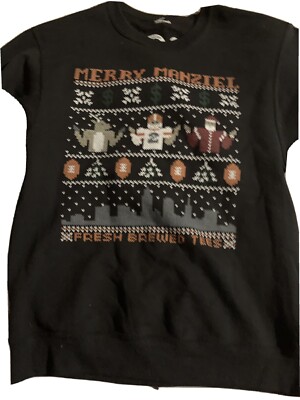 Sweat-shirt Vintage Cleveland Browns Johnny Manziel - Thème Noël - Taille L - Occasion Très Bon état
