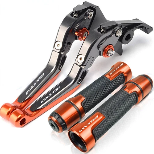 Brake Clutch Levers Handbar End Grips Motorcycle For SUZUKI GSX-S750 2011-2018 - Imagen 18 de 19