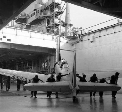 WW2 Photo WWII USS Enterprise CV-6 Hanger Deck World War Two US
