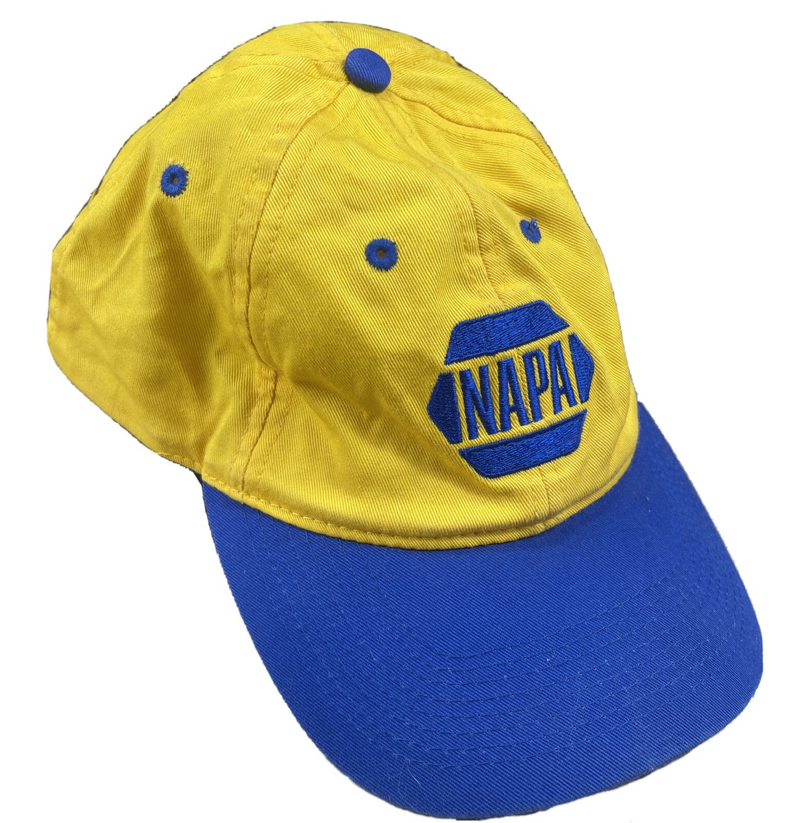 帽子 nspapa NAPA Blue Cap Yellow Trim 24 Hendrix Motor Sports Know How