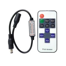11Keys RF Wireless Remote Single Color Dimmer Controller For COB Led Strip 5-24V