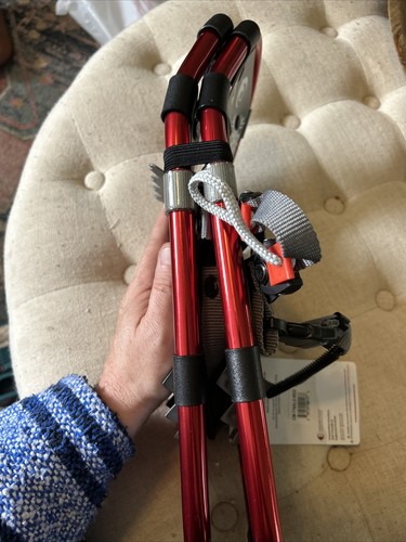 Crescent moon aluminum 716 Junior Snow shoes Red - Picture 2 of 5