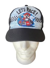 LETS RACE SUPER MARIO NINTENDO Adjustable CLOSURE CHILD'S HAT KID