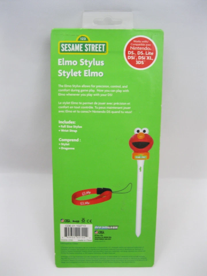 Elmo Stylus Sesame Street Video Game DS Lite 3DS DSi XL Dream Gear New Sealed — 第 4/4 张图片