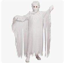 Rubie  s White Ghost Halloween Costume Sz M 7-8 Year Child Read