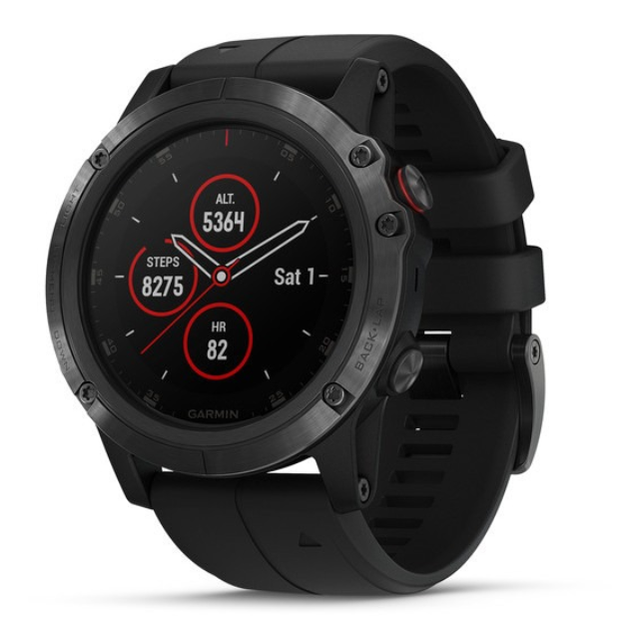 Garmin Fenix 5X Plus Sapphire Edition GPS Watch, One Size - Black for sale  online | eBay
