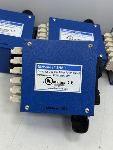DINSPACE SNAP-24LC-MM COMPACT DIN-RAIL FIBER PATCH PANEL - 第 4/4 張圖片