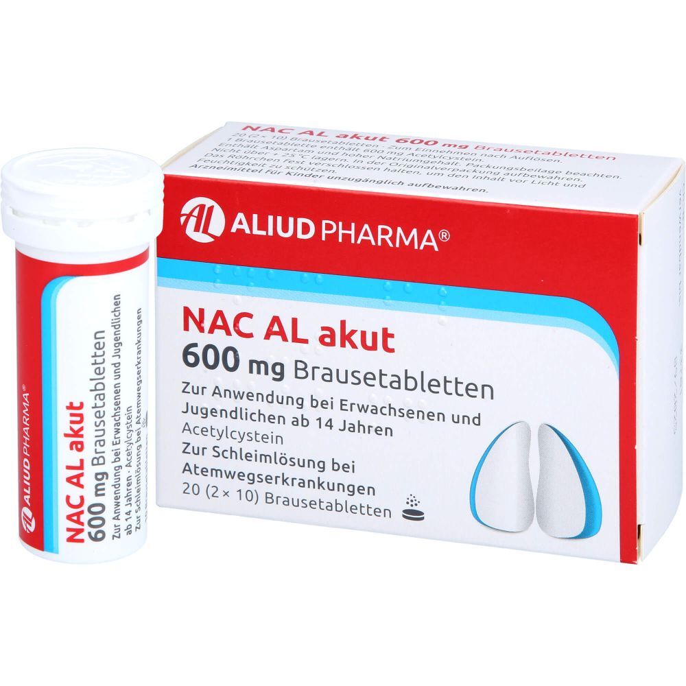 NAC AL akut 600 mg Brausetabletten 20 St PZN00724790