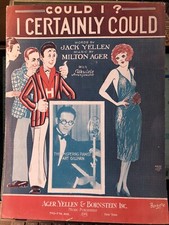 A to Z of forgotten but FUN old time 9x12 sheet music 3-pack