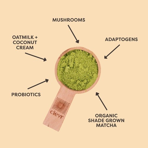  Matcha Grüntee Pulver, Hafermilch Instant Latte Mix mit Bio Matcha, A - Bild 3 von 9
