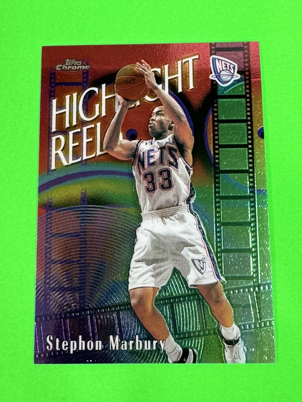 2000 Topps Chrome Stephon Marbury Highlight Reel New Jersey Jets HR1 EBay 2000-topps-chrome-stephon-marbury-highlight-reel-new-jersey-jets-hr1-ebay
