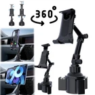 Universal Car Mount Car Cup Holder Phone Stand for 4.7- 10.9" iPhone iPad Tablet