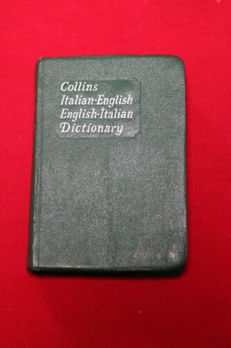 Vintage - Collins -  Italian-English Dictionary - 1972 - Afbeelding 1 van 4