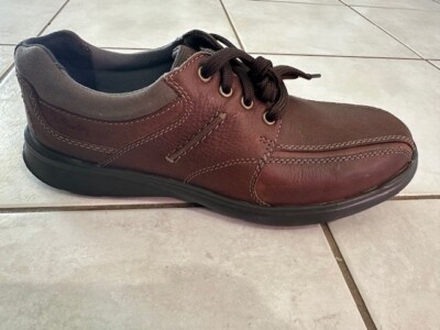 Clarks Mens Cotrell Walk Casual Oxfords 10 M Tobacco RIGHT SHOE ONLY  Amputee New