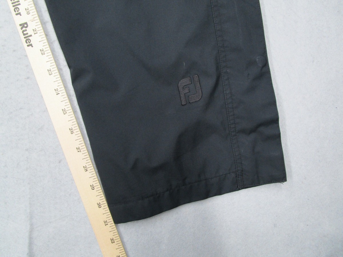 Pantalon De Pluie FootJoy DryJoys – Homme, Noir, Taille L, Imperméable