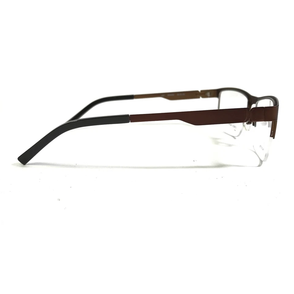 Monturas de gafas Jones New York J351 MARRÓN medio borde cuadrado 56-16-140 Foto 3 de 4