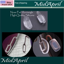  NOSE PADS rectangle High Quality SILICONE  push in sunglasses glasses_us seller