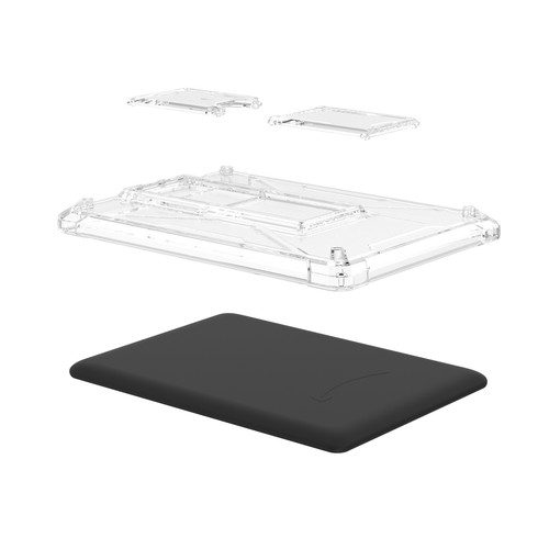 For Amazon Kindle Paperwhite 11th Gen 10th Gen Shockproof Clear Case with Stand - Picture 4 of 7