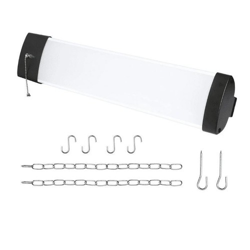 1000 Lumen Solar Slim LED Shop Light Energy Efficient Work Light Garage Shed New - Picture 3 of 5