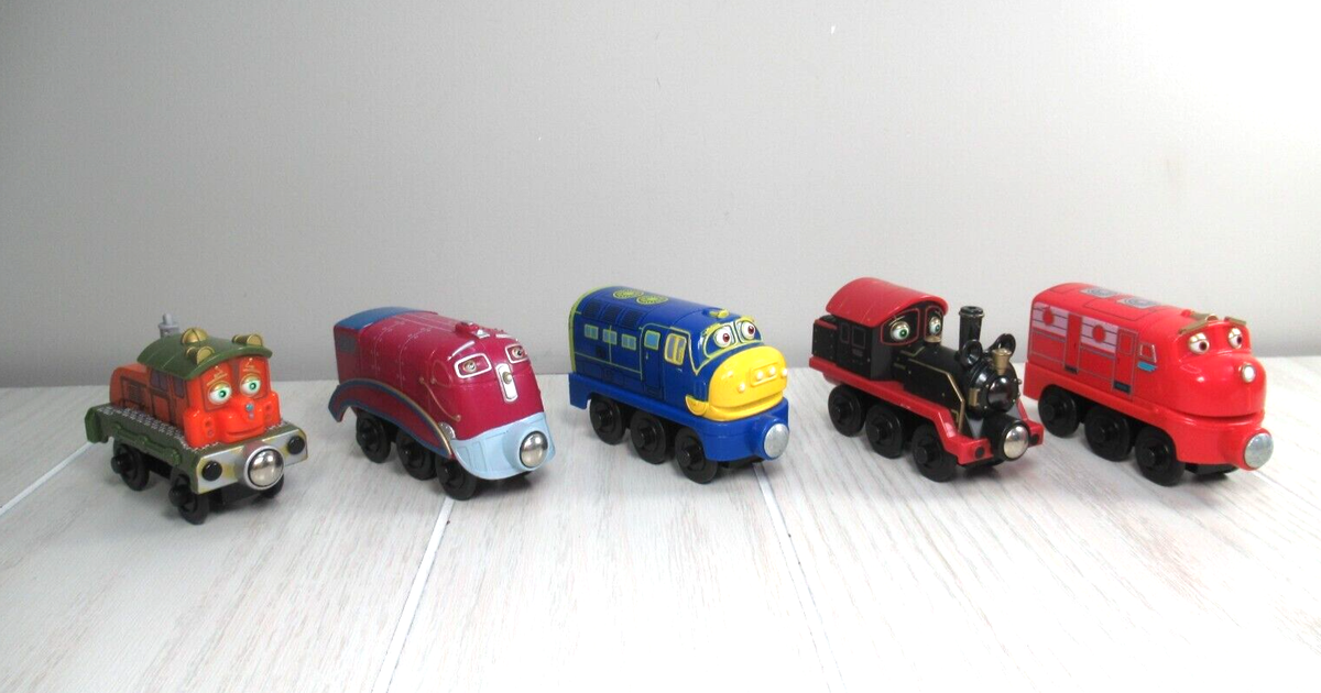 Chuggington Wooden Trains lot Wilson Old Pete Speedy