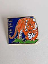 WWF WORLD WILDLIFE FUND ENAMEL BADGE TIGER