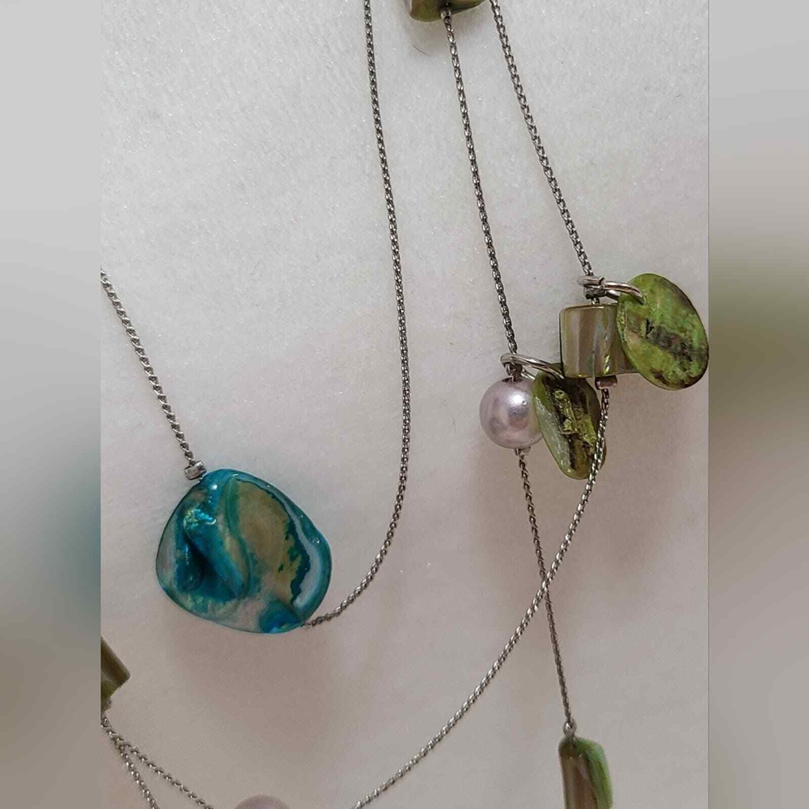 Multi Layer Station Necklace - image 2