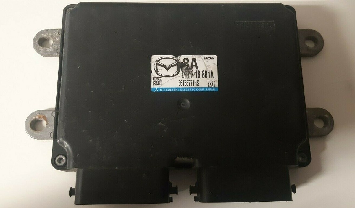 2008 Mazda 3 ECU Engine Control Module 2.0 K6266 LF7V 18