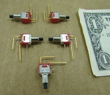 5 C&K TP Series Miniature Momentary Pushbutton Switches Angled PCB TP11SH9AVGE