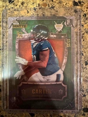2023 Wild Card Matte #WW-JC JALEN CARTER Weekend Warrior /25 Eagles RC Rookie