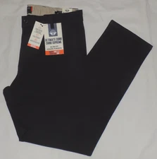 DOCKERS Men's 4-Way Stretch Ultimate Chino Slim Fit Pants Black 32X32 New