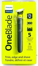 Philips Norelco OneBlade 360 Degree Trimmer - Trim, Edge & Shave QP2724/22