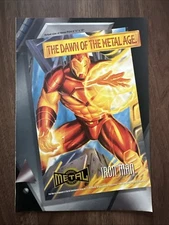 Marvel Metal Prints Iron Man By Fleer Print Ad/Wall Art