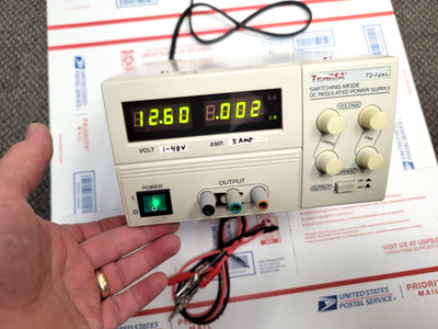 Bench Power Supply Adjustable single output 0-40vdc 5A Tenma 72-7295 working !!!