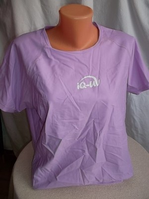iQ-UV Shirt UV AQUA-Schutz UPF 50+ Flieder ohne Muster gr. L/XL