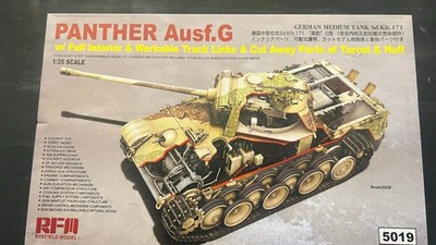 RYEFIELD MODEL RFM RM-5019 1/35 Panther Ausf.G w/Full Interior