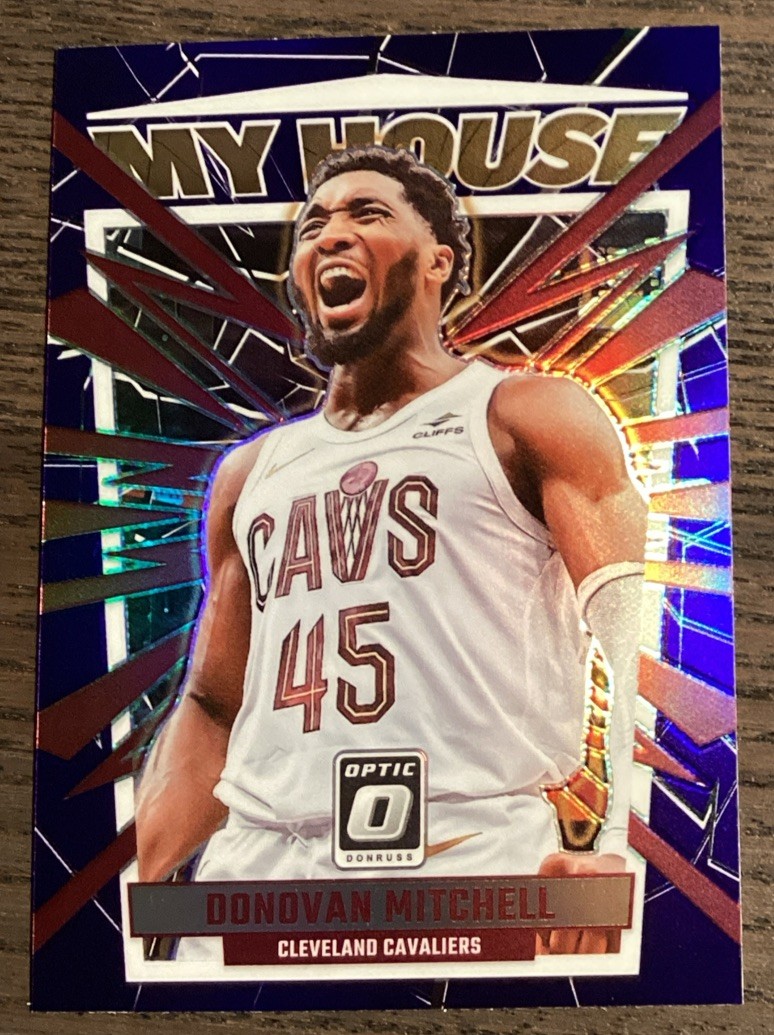 2023-24 Panini Donruss Optic - My House Purple Prizm #13 Donovan Mitchell