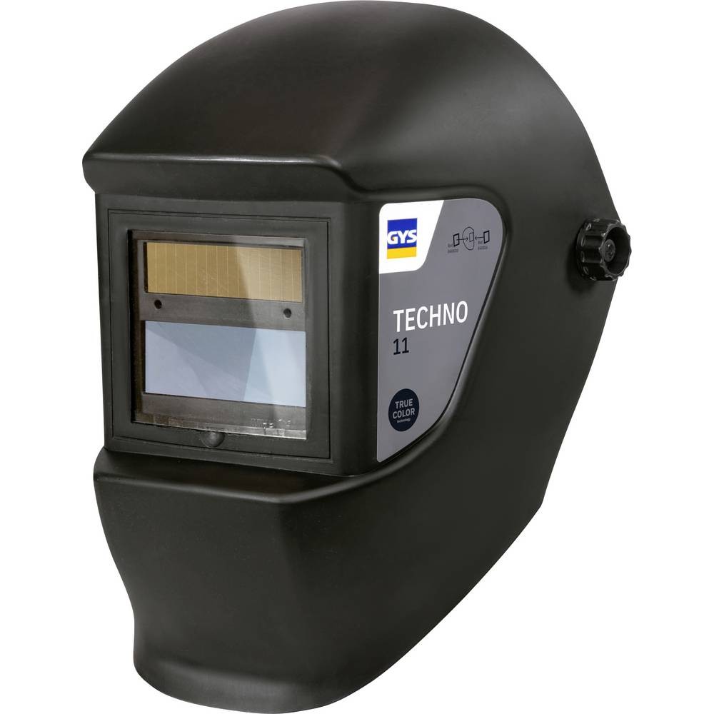 Casque de soudeur GYS LCD TECHNO 11 TRUE COLOR 064997 masque optoélectronique noir
