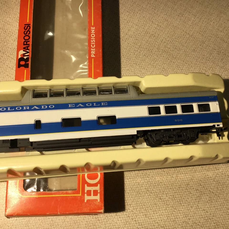 RIVAROSSI HO 85' Vista Dome Coach Car. COLORADO EAGLE. NIB. #2752 - Image 4 of 4