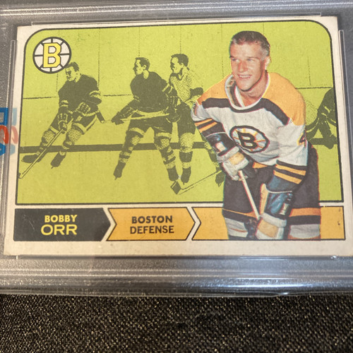 Bobby Orr NHL Boston Bruins 1968 Topps PSA 4 VG-EX. - Picture 2 of 5