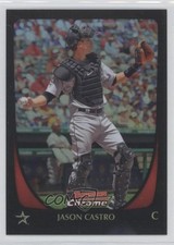 2011 Bowman Chrome Refractor Jason Castro #120 0a1