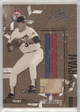 2004 Donruss Leather & Lumber Materials Black White Bat 25/25 Nolan Ryan HOF e8a