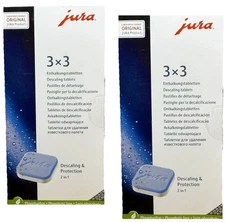 Jura Decalcifying/Descaling Tablets (18 tablets) Expresso Coffee Machine Cleaner